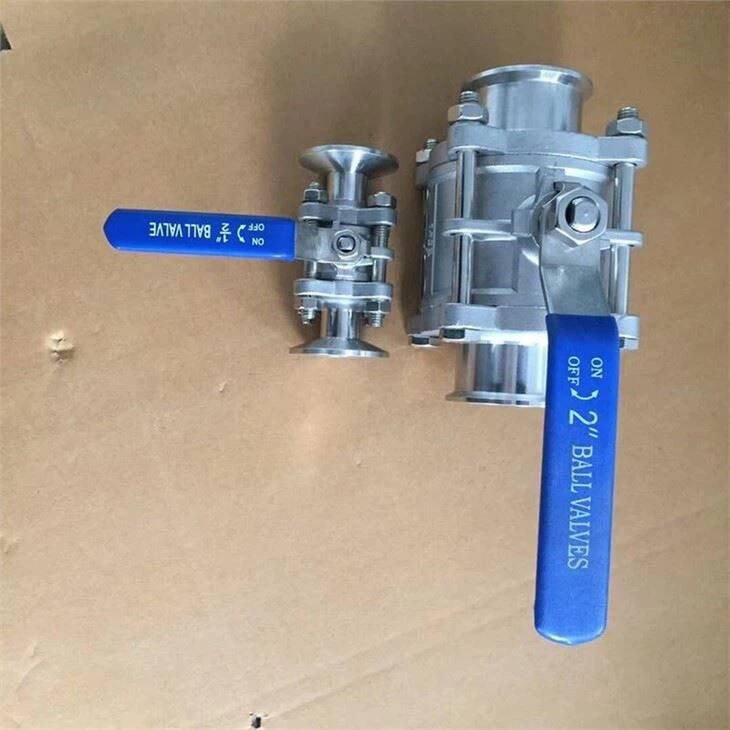স্টেইনলেস স্টীল 3pc থ্রেড বল ভালভ